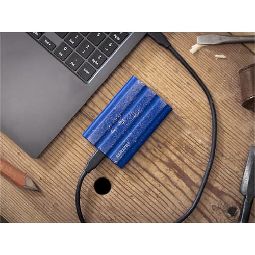 Samsung T7 Shield 1 TB Portable SSD (Blue) – MU-PE1T0R/WW - Image 4